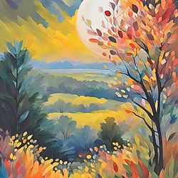 Graphic Art "My spiritual light gives me courage"