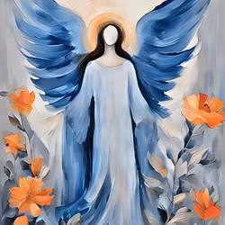 Graphic Art "Spiritual attention"