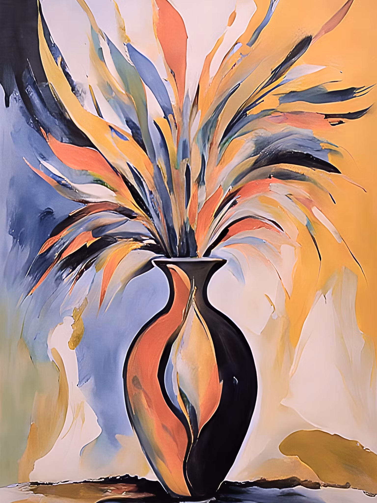 Graphic Art "The natural flow of happiness"