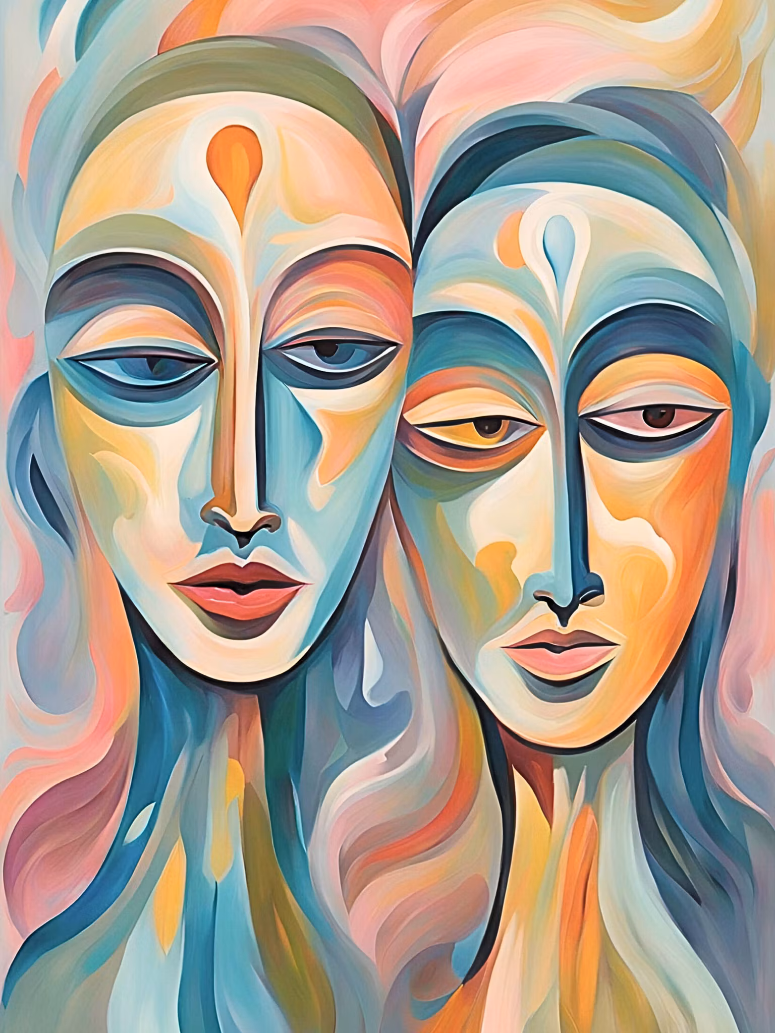 Graphic Art "Life can be double"