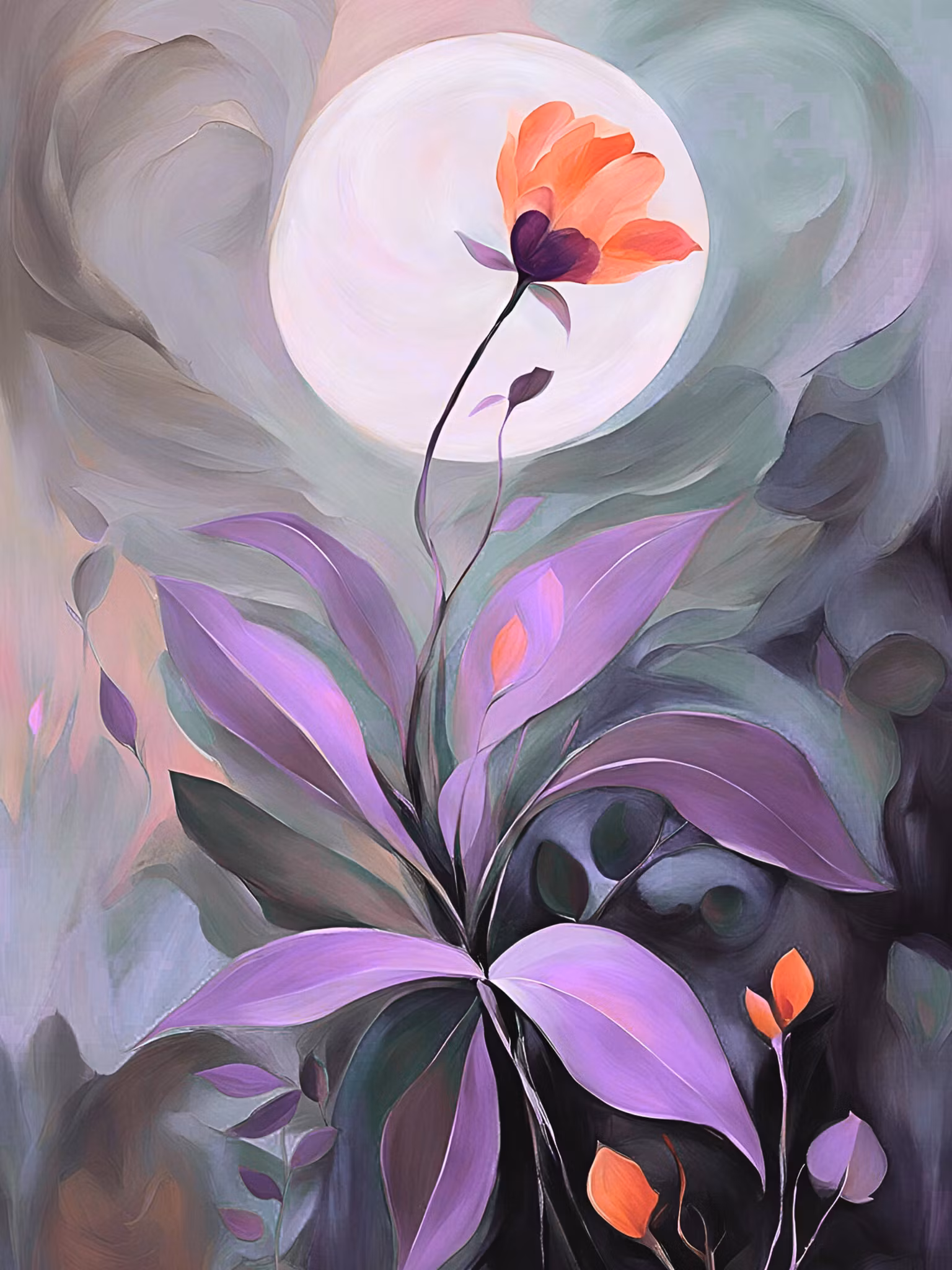 Graphic Art "Meditation in an abstract world"