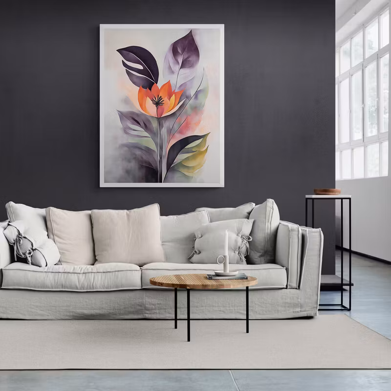 Graphic Art "Abstract flower in an abstract world"