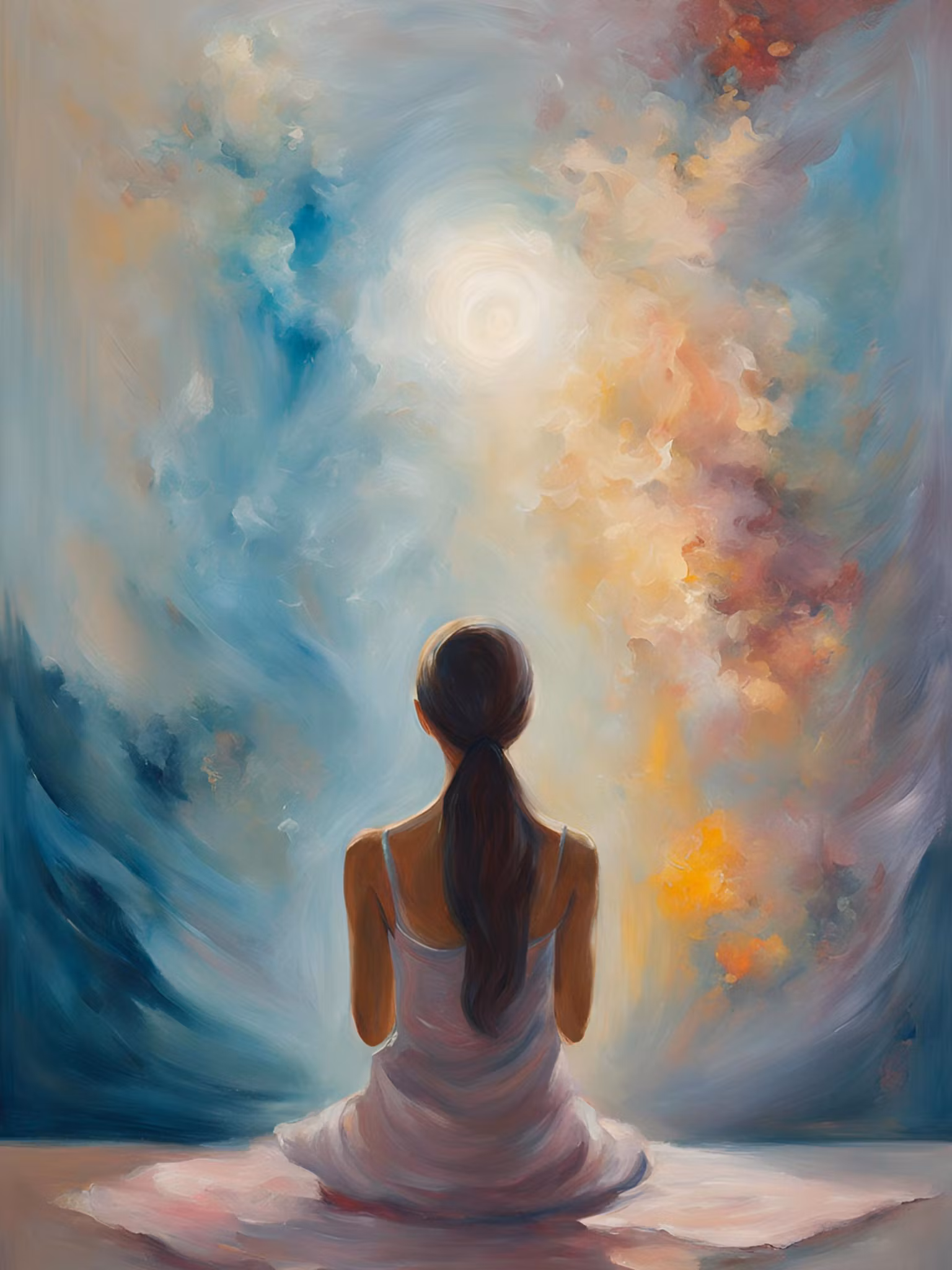 Graphic Art "The balancing power of meditation"
