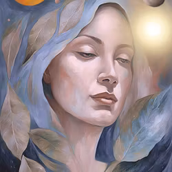 Graphic Art "Let yourself be filled with the magic of life"