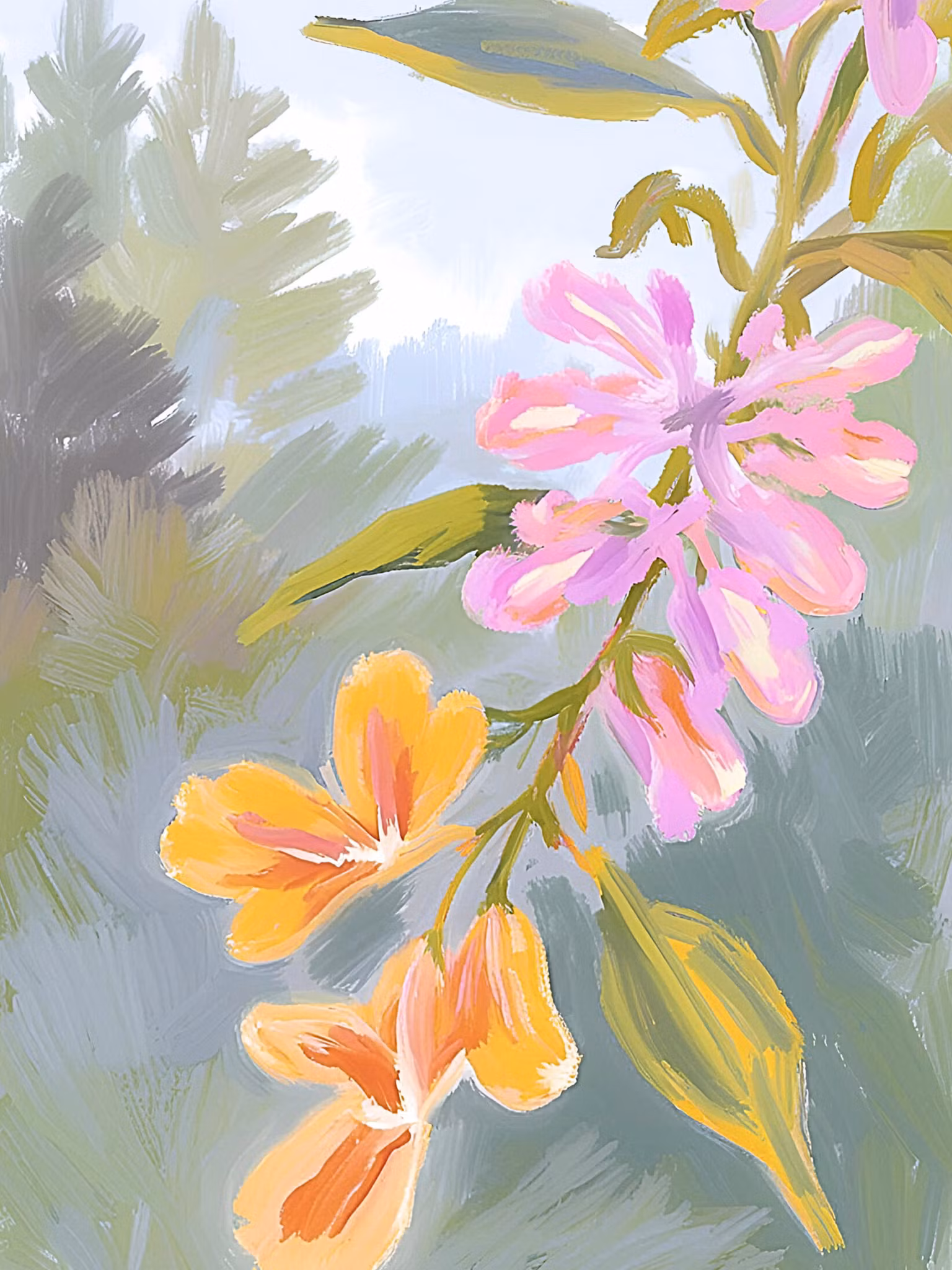 Graphic Art "Hopefulness flourishes"