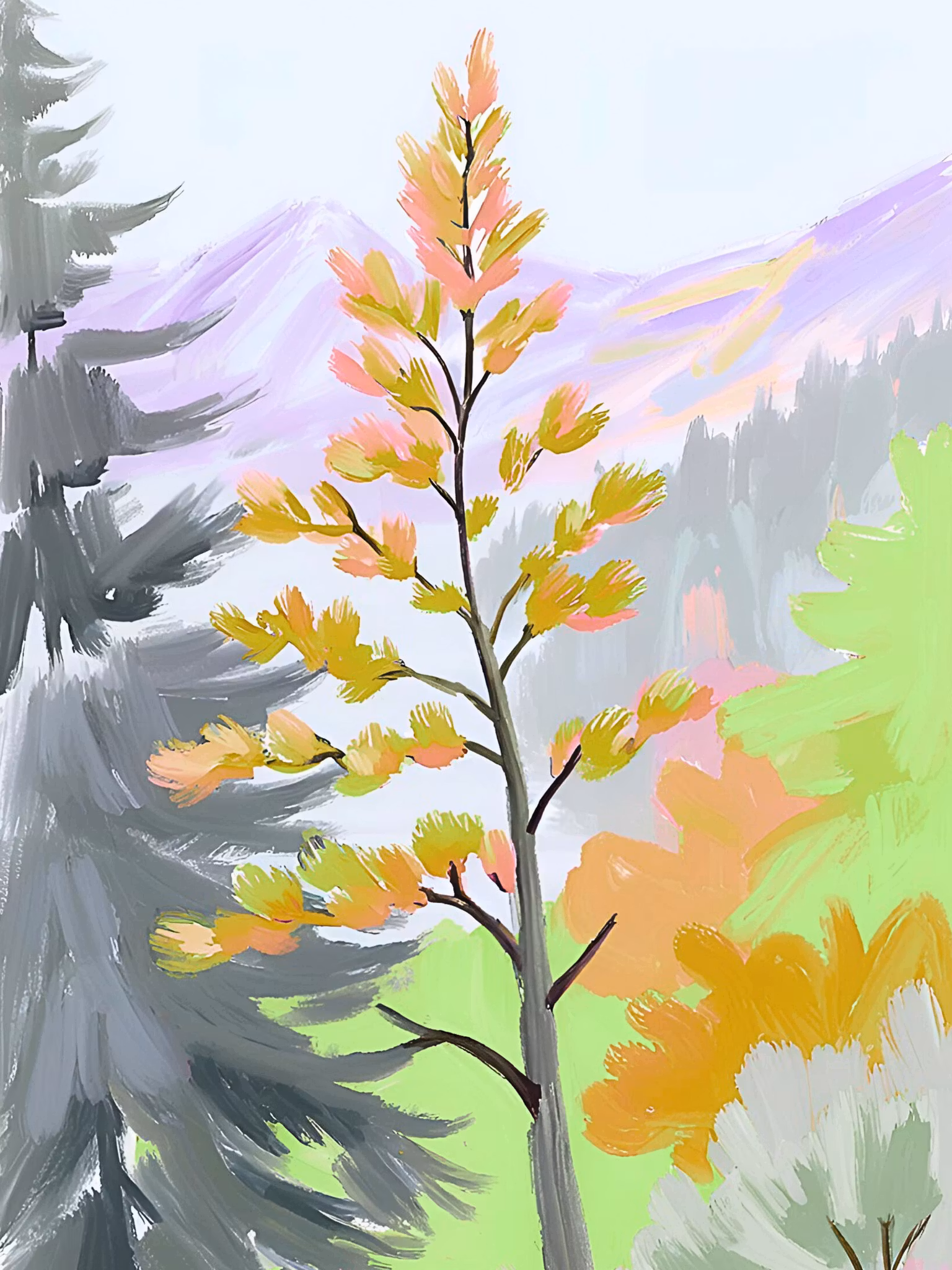 Graphic Art "Uplifting feelings"