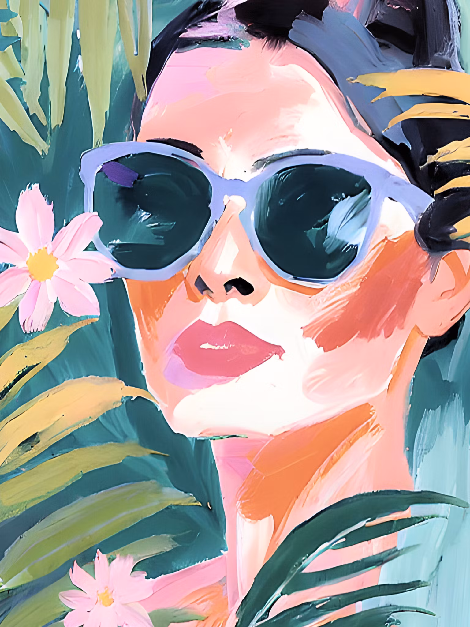 Graphic Art "The insight of the happy mood"