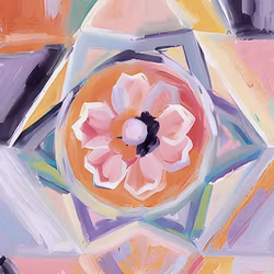 Graphic Art By Pär "The flower at the center of existence"