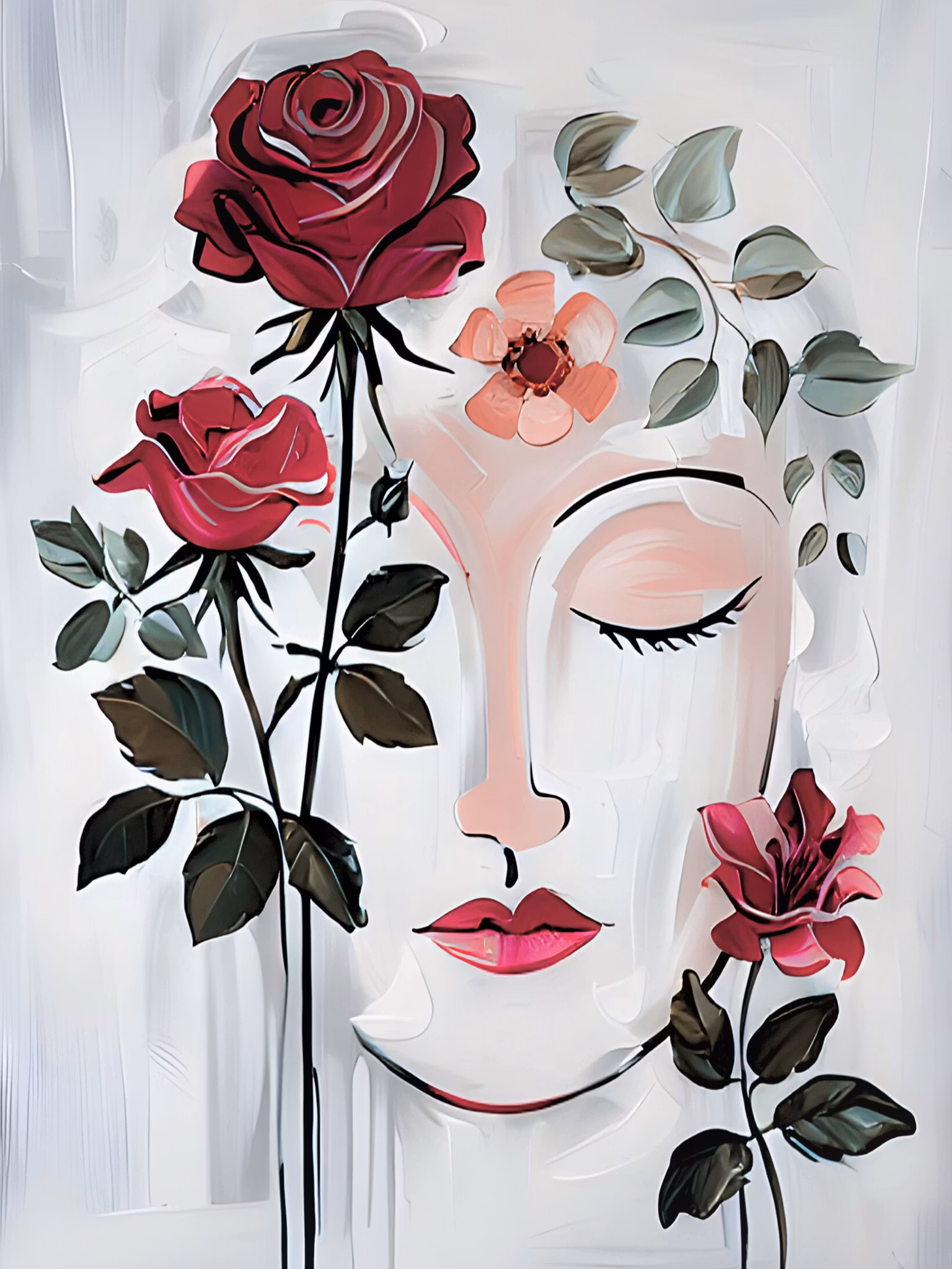 Graphic Art "My heart is full of strength and confidence"