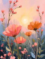 Graphic Art By Pär "Wild Flower 2509"