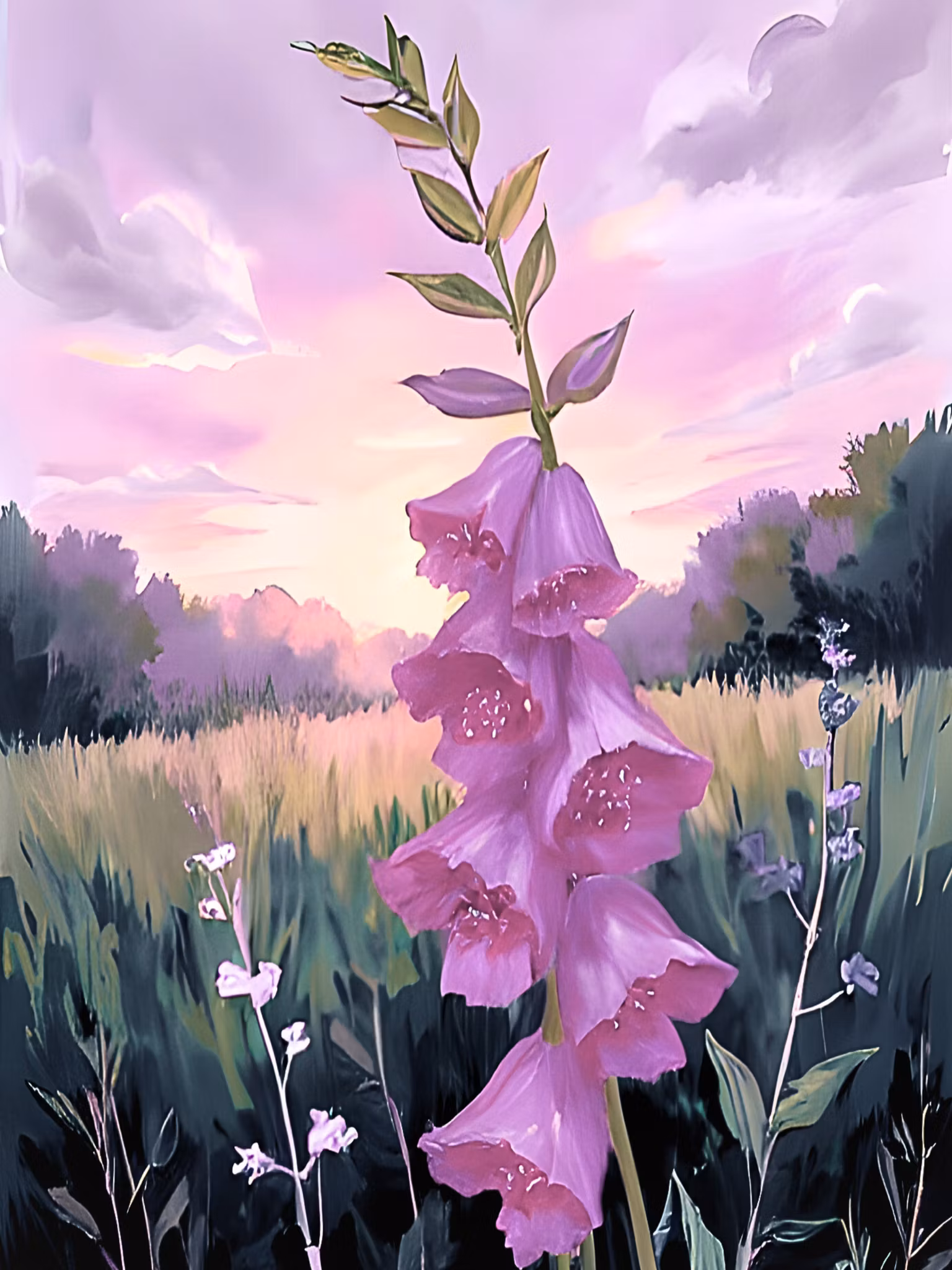 Graphic Art By Pär "Wild Flower 2513"