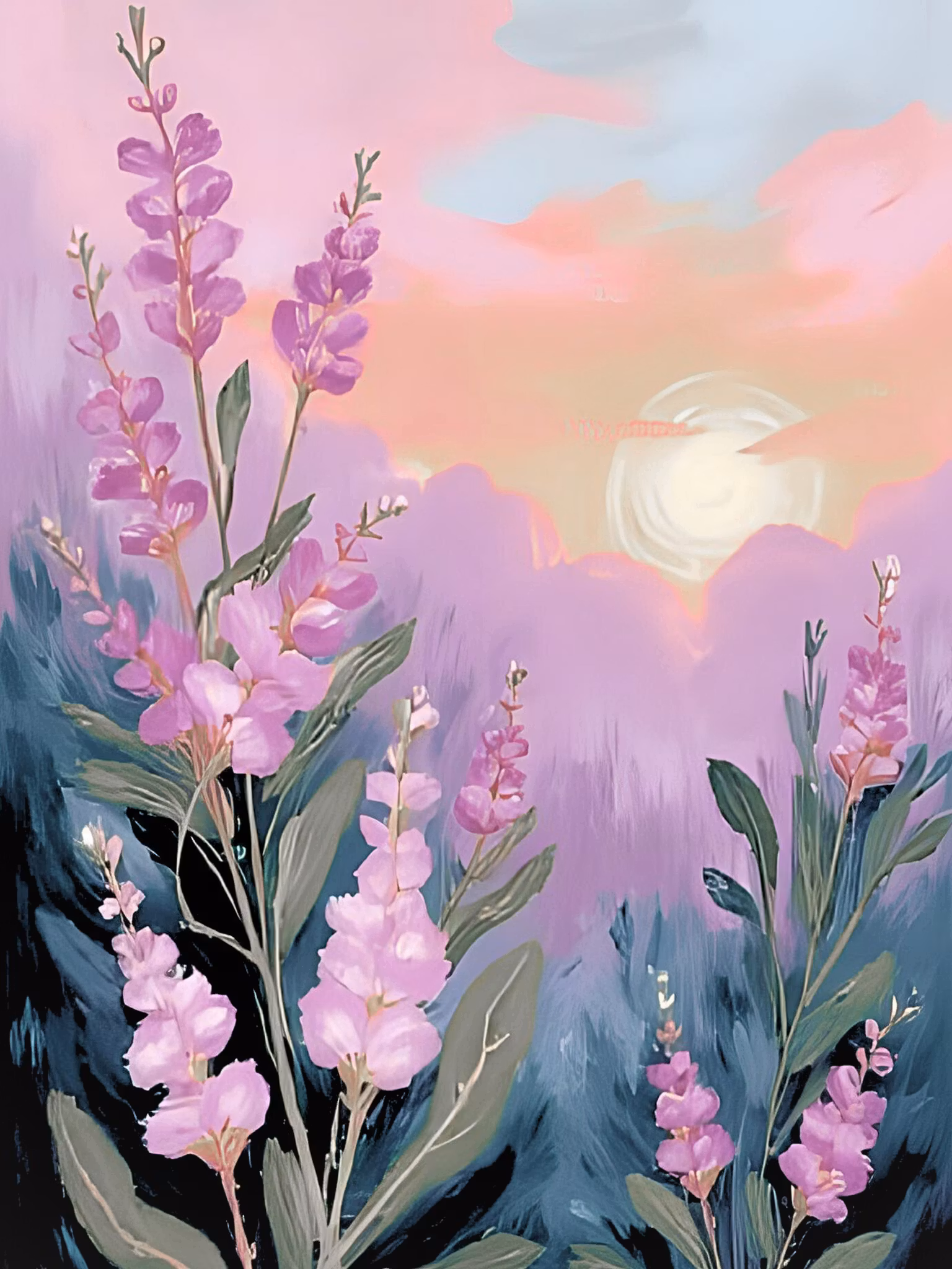 Graphic Art By Pär "Wild Flower 2519"