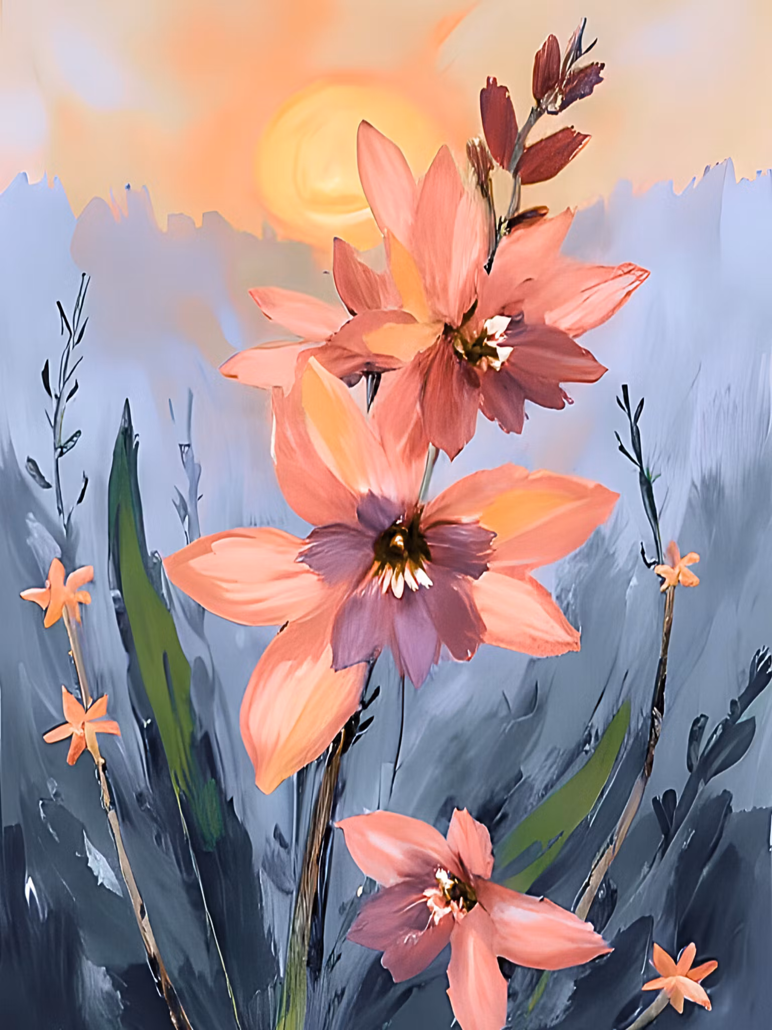 Graphic Art By Pär "Wild Flower 2522"