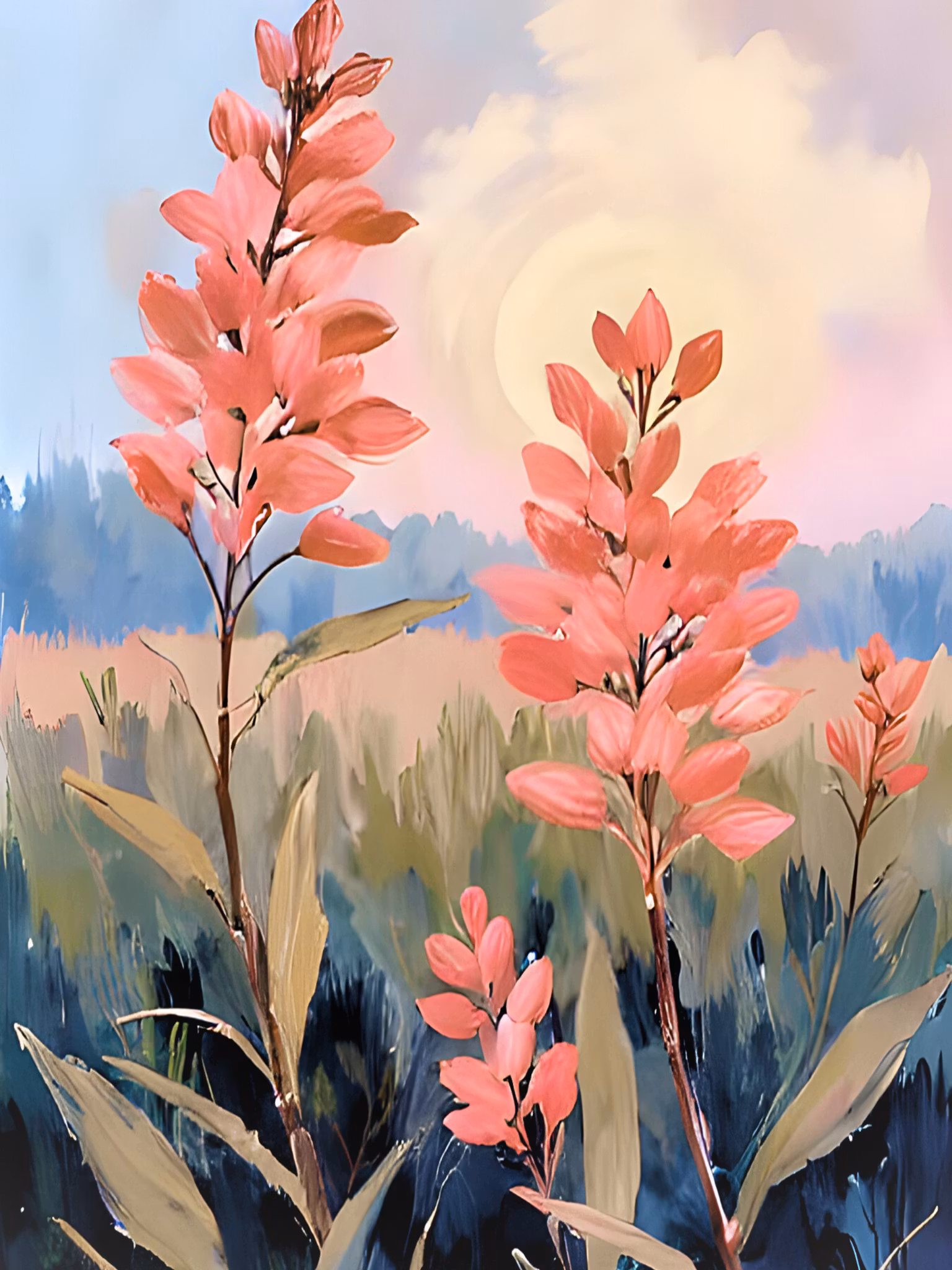 Graphic Art By Pär "Wild Flower 2527"