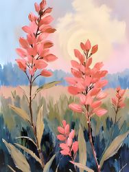Graphic Art By Pär "Wild Flower 2527"