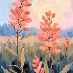 Graphic Art By Pär "Wild Flower 2527"