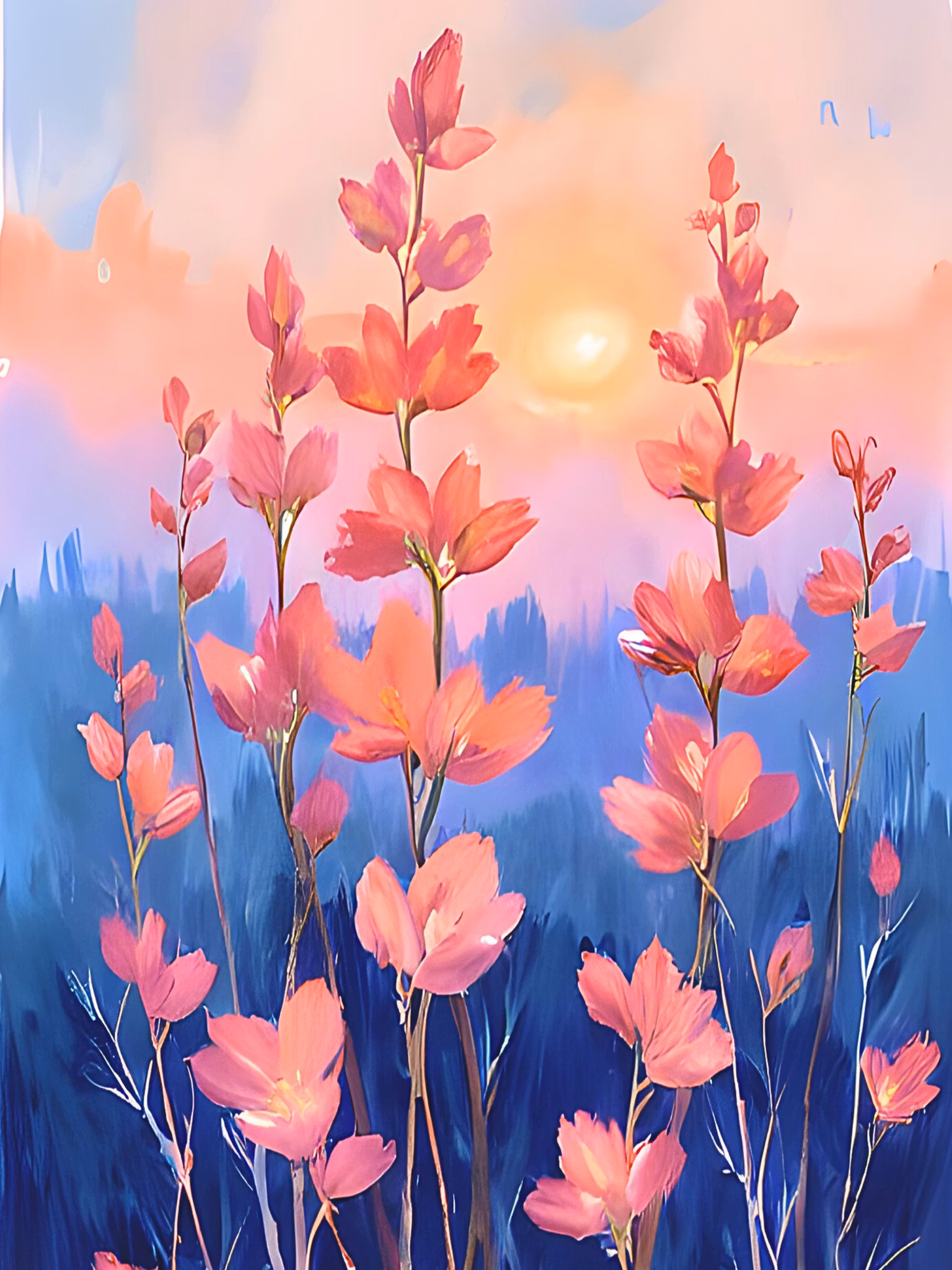 Graphic Art By Pär "Wild Flower 2528"