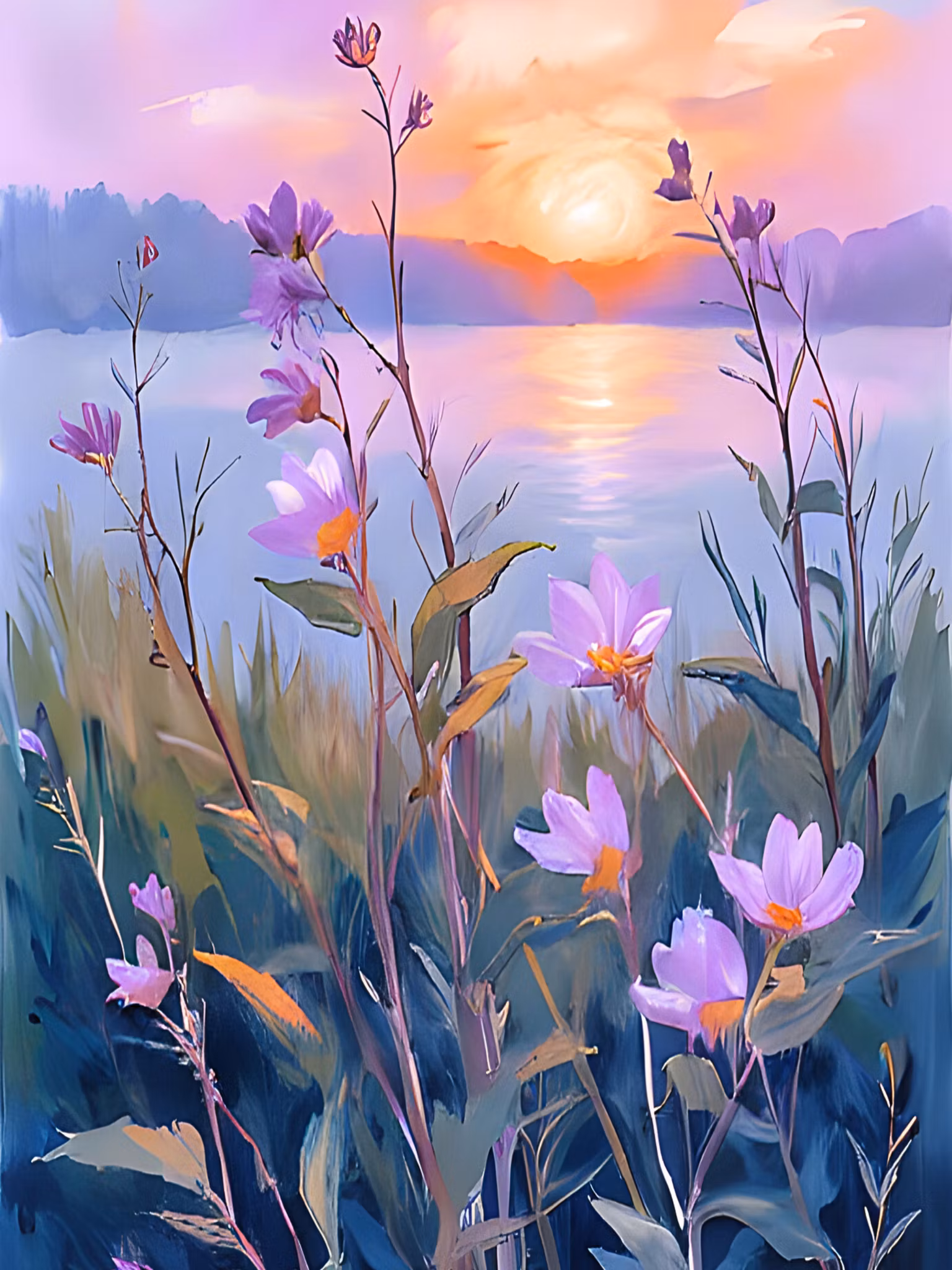 Graphic Art By Pär "Wild Flower 2529"