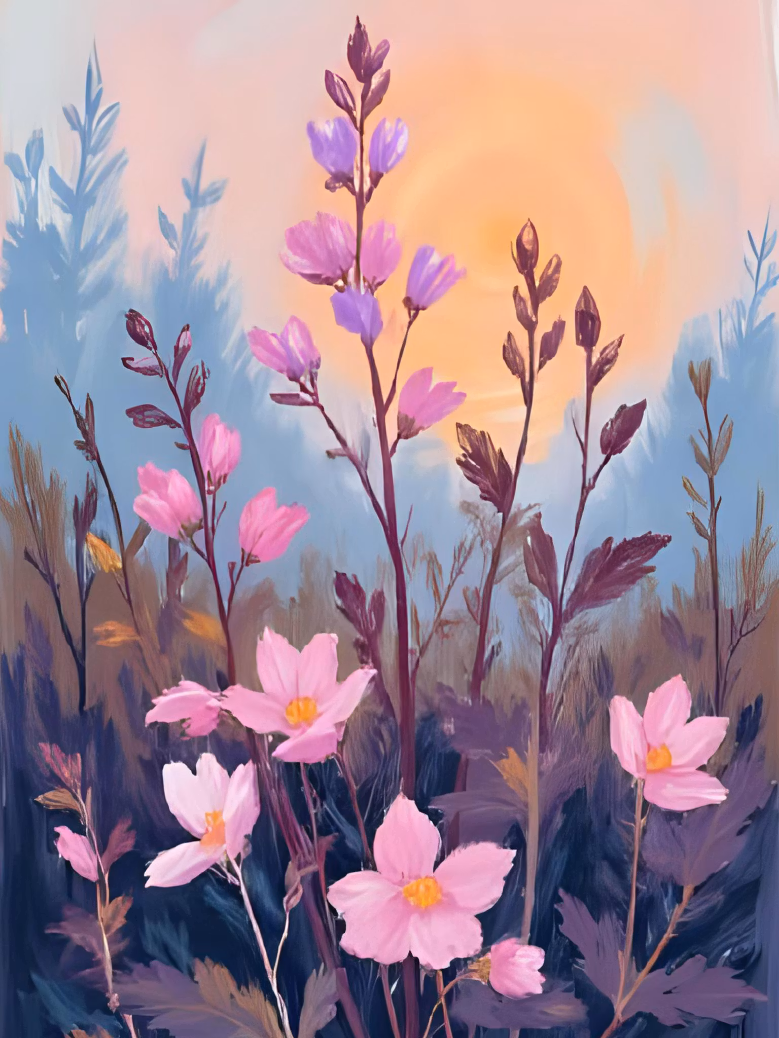 Graphic Art By Pär "Wild Flower 2530"