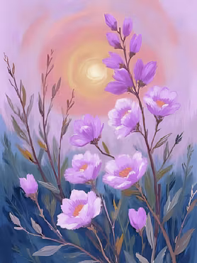 Graphic Art By Pär "Wild Flower 2532"