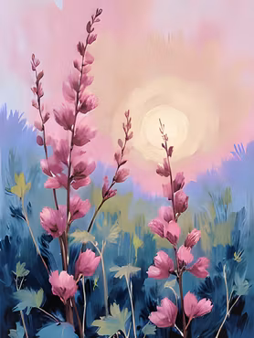 Graphic Art By Pär "Wild Flower 2533"