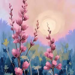 Graphic Art By Pär "Wild Flower 2533"