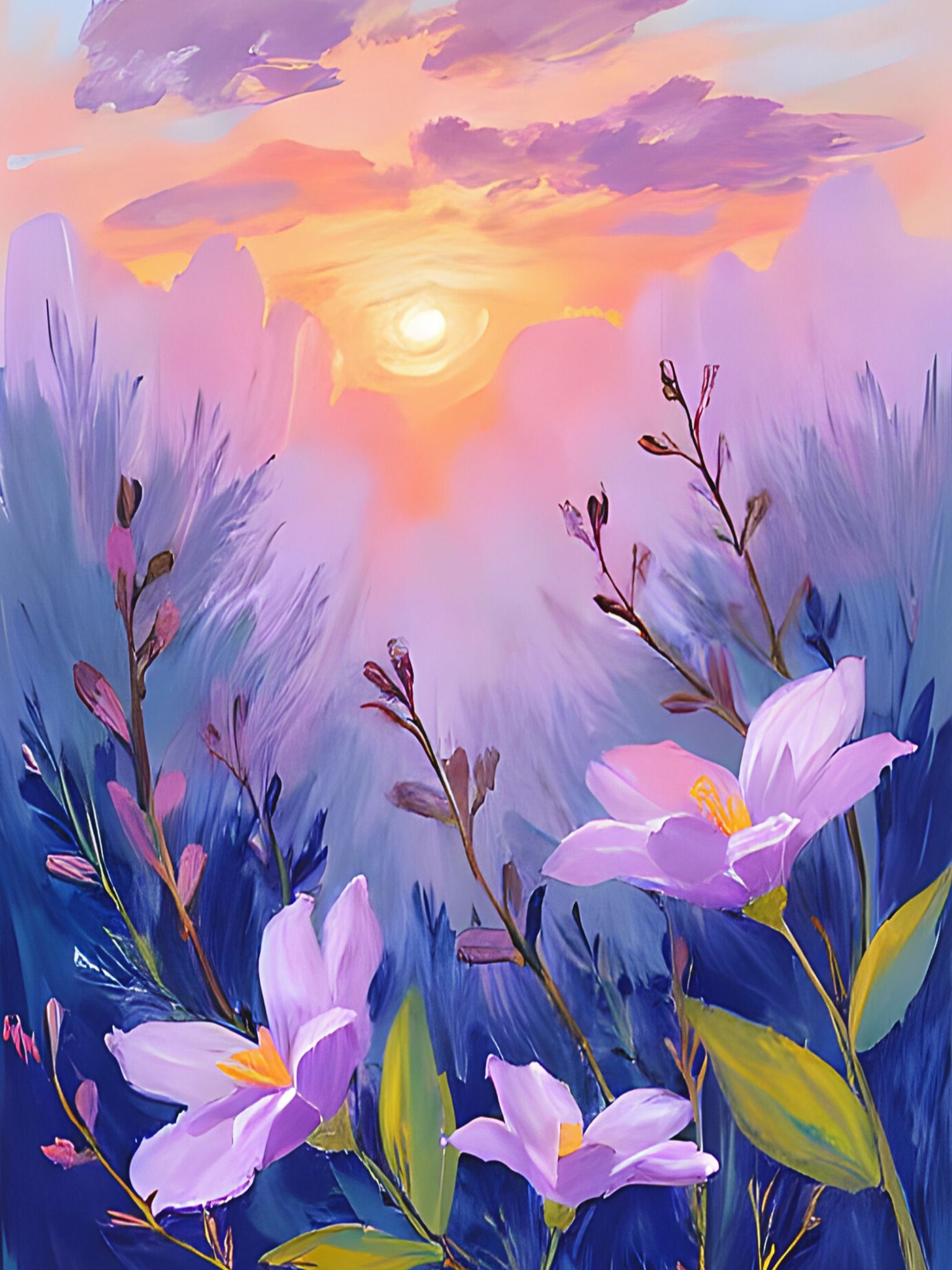 Graphic Art By Pär "Wild Flower 2541"