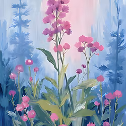 Graphic Art by Pär "Wild Flower 2542"