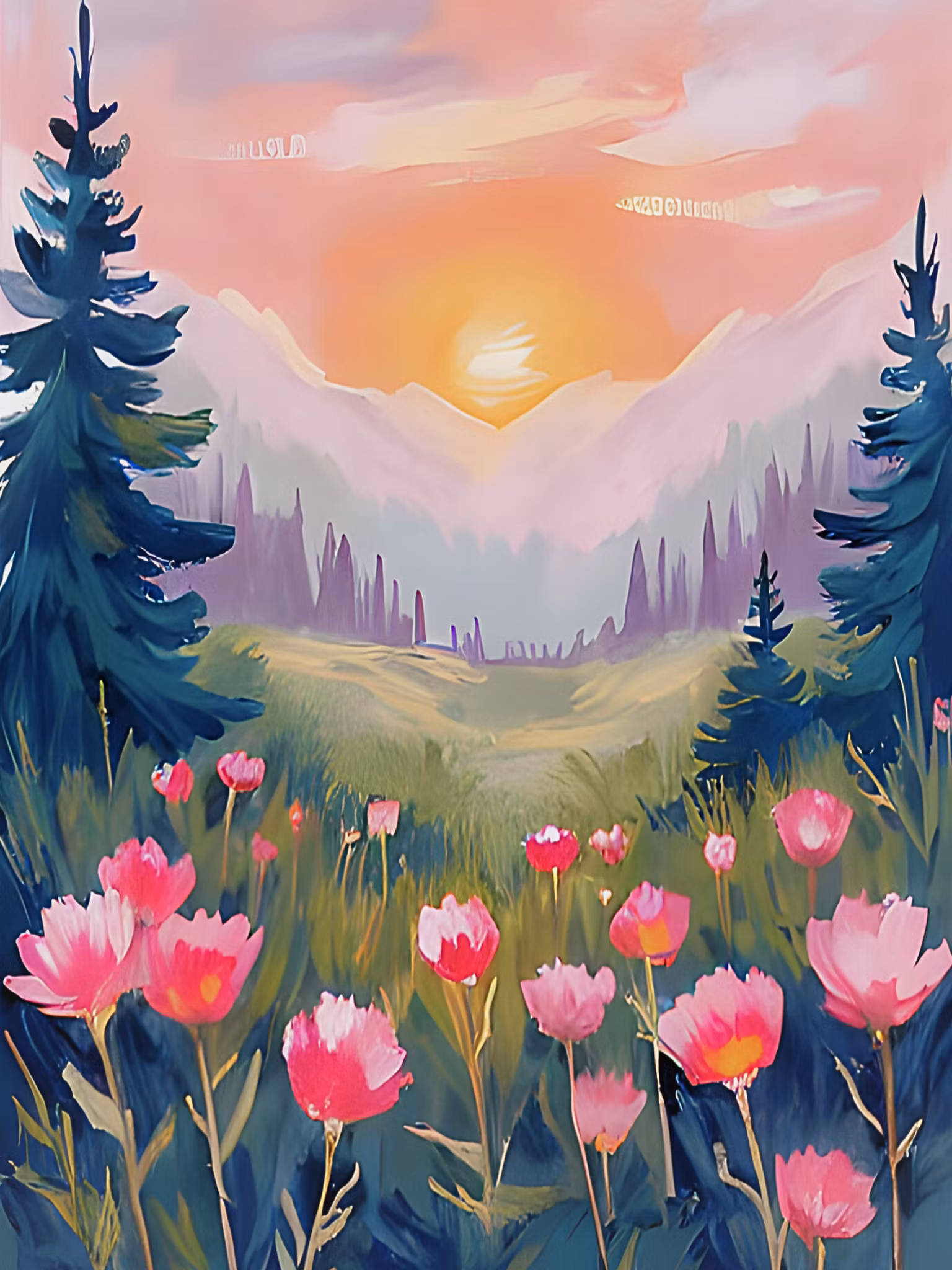 Graphic Art by Pär "Wild Flower 2547"