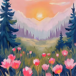 Graphic Art by Pär "Wild Flower 2547"