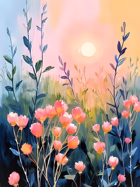 Graphic Art by Pär "Wild Flower 2555"
