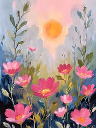 Graphic Art by Pär "Wild Flower 2557"
