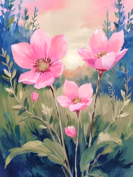 Graphic Art by Pär "Wild Flower 2560"