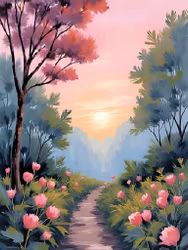 Graphic Art by Pär "Wild Flower 2562"
