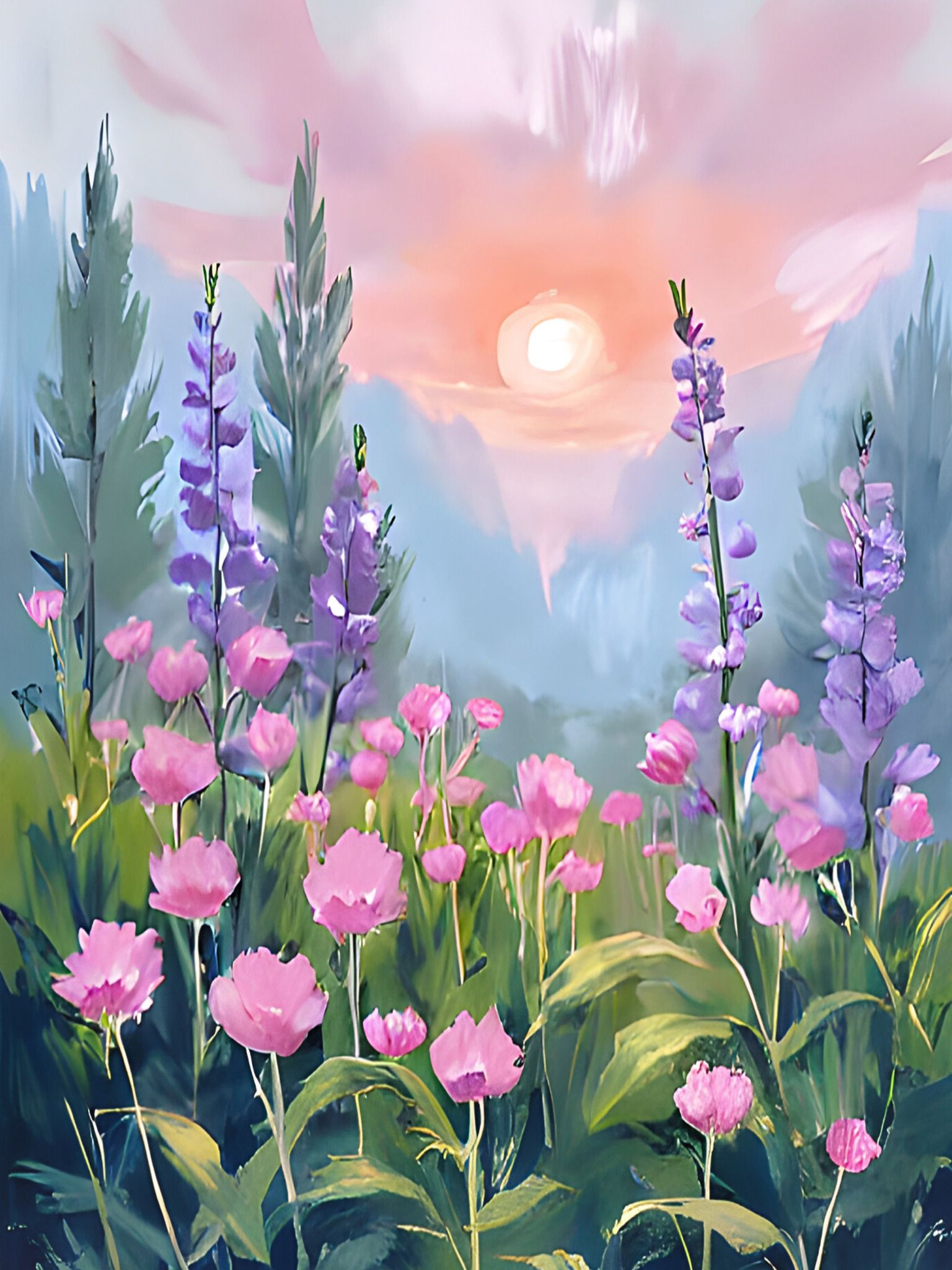 Graphic Art by Pär "Wild Flower 2573"