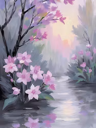 Graphic Art "Wild Flower 3221"