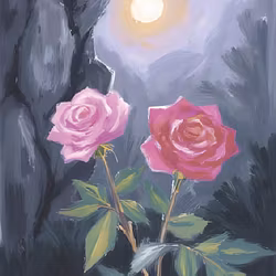 Graphic Art "Wild Flower 3223"