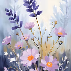 Graphic Art "Wild Flower 3225"