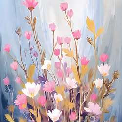 Graphic Art "Wild Flower 3229"
