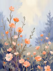Graphic Art "Wild Flower 3231"