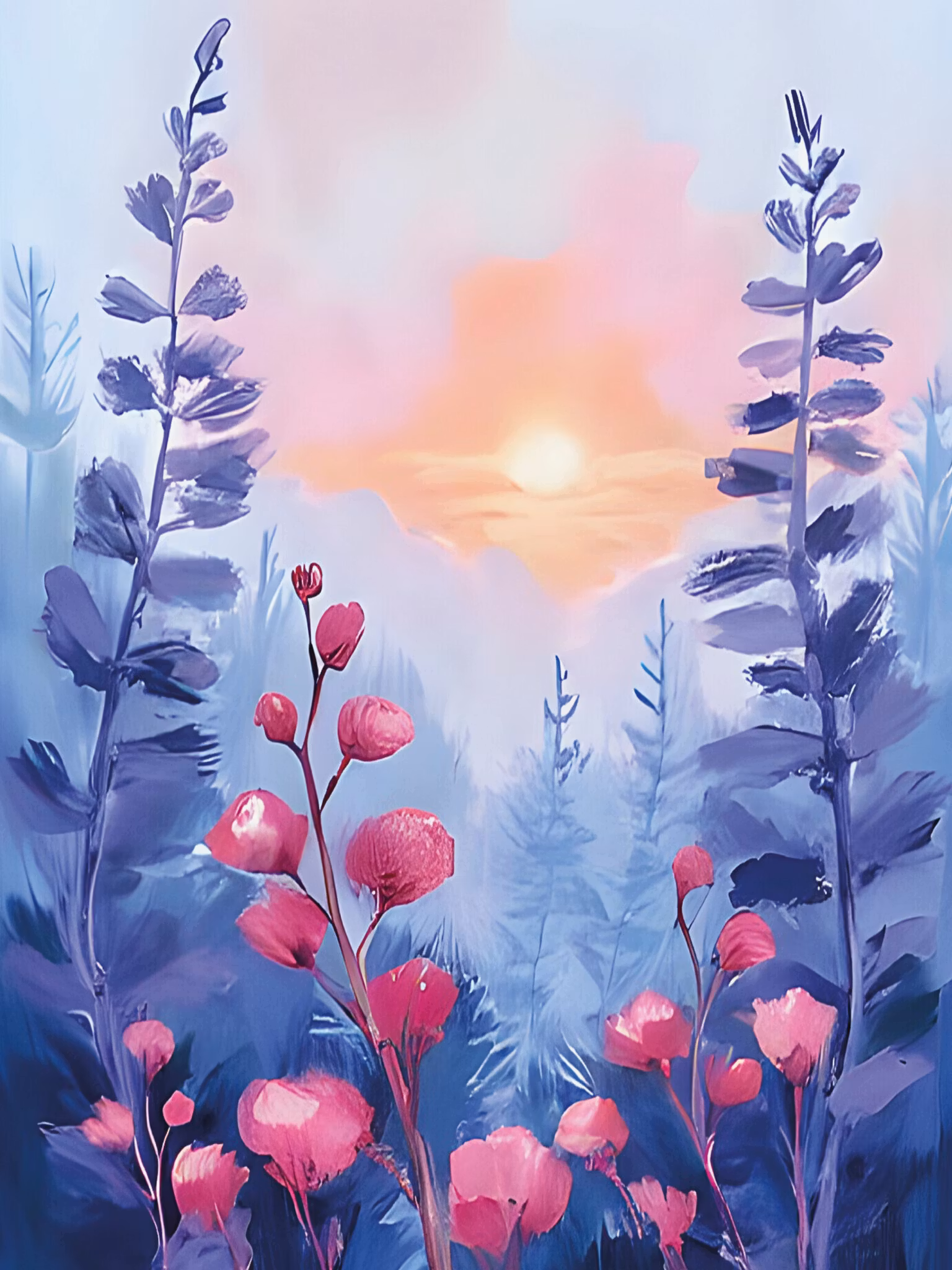 Graphic Art "Wild Flower 3239"