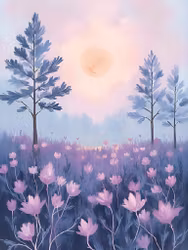 Graphic Art "Wild Flower 3245"