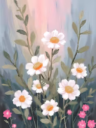 Graphic Art By Pär "Wild Flower 4105"
