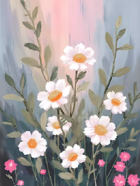 Graphic Art By Pär "Wild Flower 4105"