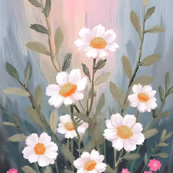 Graphic Art By Pär "Wild Flower 4105"