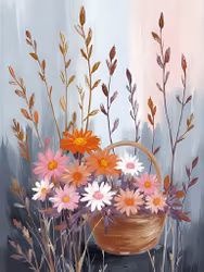 Graphic Art By Pär "Wild Flower 4123"