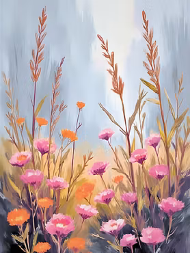 Graphic Art By Pär "Wild Flower 4125"