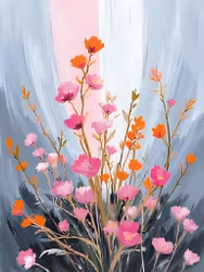 Graphic Art By Pär "Wild Flower 4130"