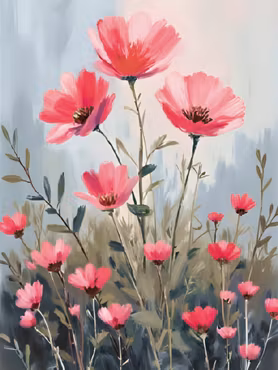Graphic Art By Pär "Wild Flower 4135"