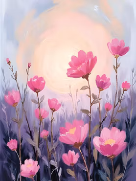 Graphic Art By Pär "Wild Flower 4139"